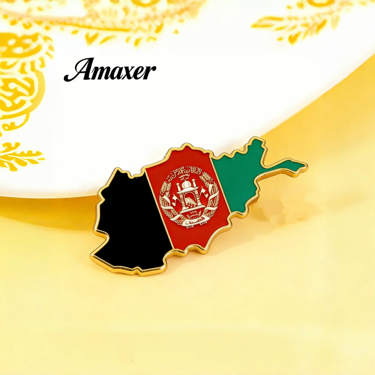 Pin Bendera Afghanistan Enamel - Men'S Fashion Jewelry Bracelets ulasan dan harga