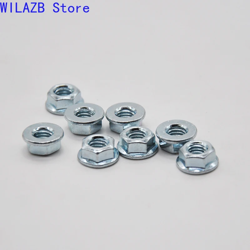 

M2.5 M3 M4 M5 M6 M8 M10 M12 M20 DIN6923 Hexagon Lock Nuts High Quality Zinc Plated Hex Head Serrated Spinlock Flange Nuts