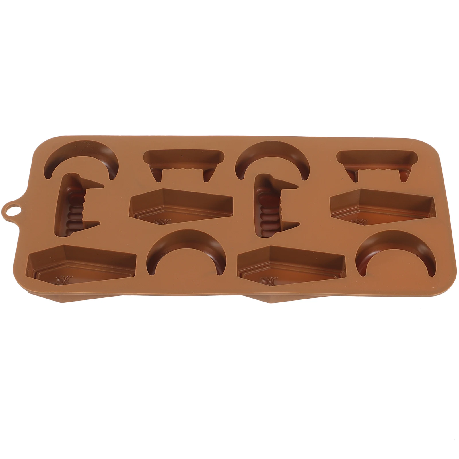 

Chocolate Mold 59g Brown Silicone Baking Molds Cookies Candy Pastry Easy Demold Professional Thick Shaped DIY Tools Creative