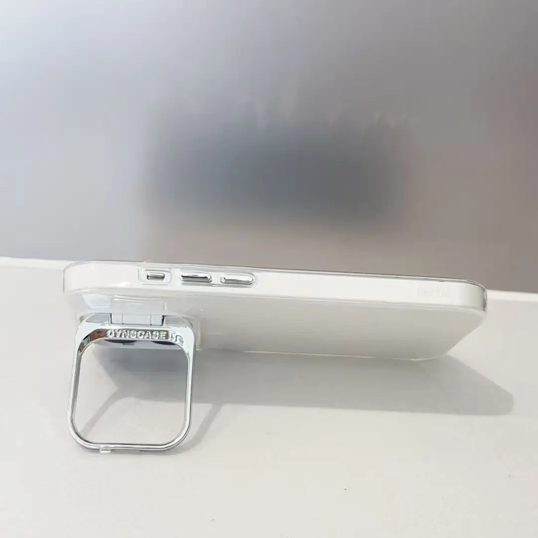 حافظة لهاتف آيفون 17 بروماكس بزر معدني آيفون 16 إطار صور حامل غير مرئي 3 في 1 حافظة هاتف #3