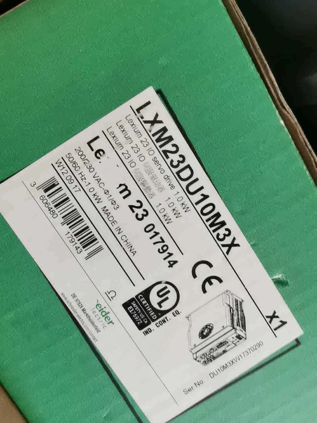 Сервопривод LXM23DU10M3X для Schneider