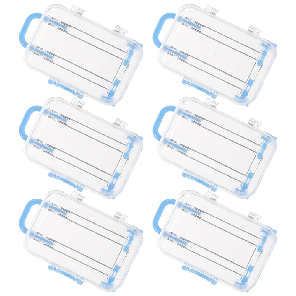 

6pcs Mini Suitcase Gift Box Candy Storage Wedding Party Favors Travel Theme Bridal Shower Anniversary Small Luggage Boxes