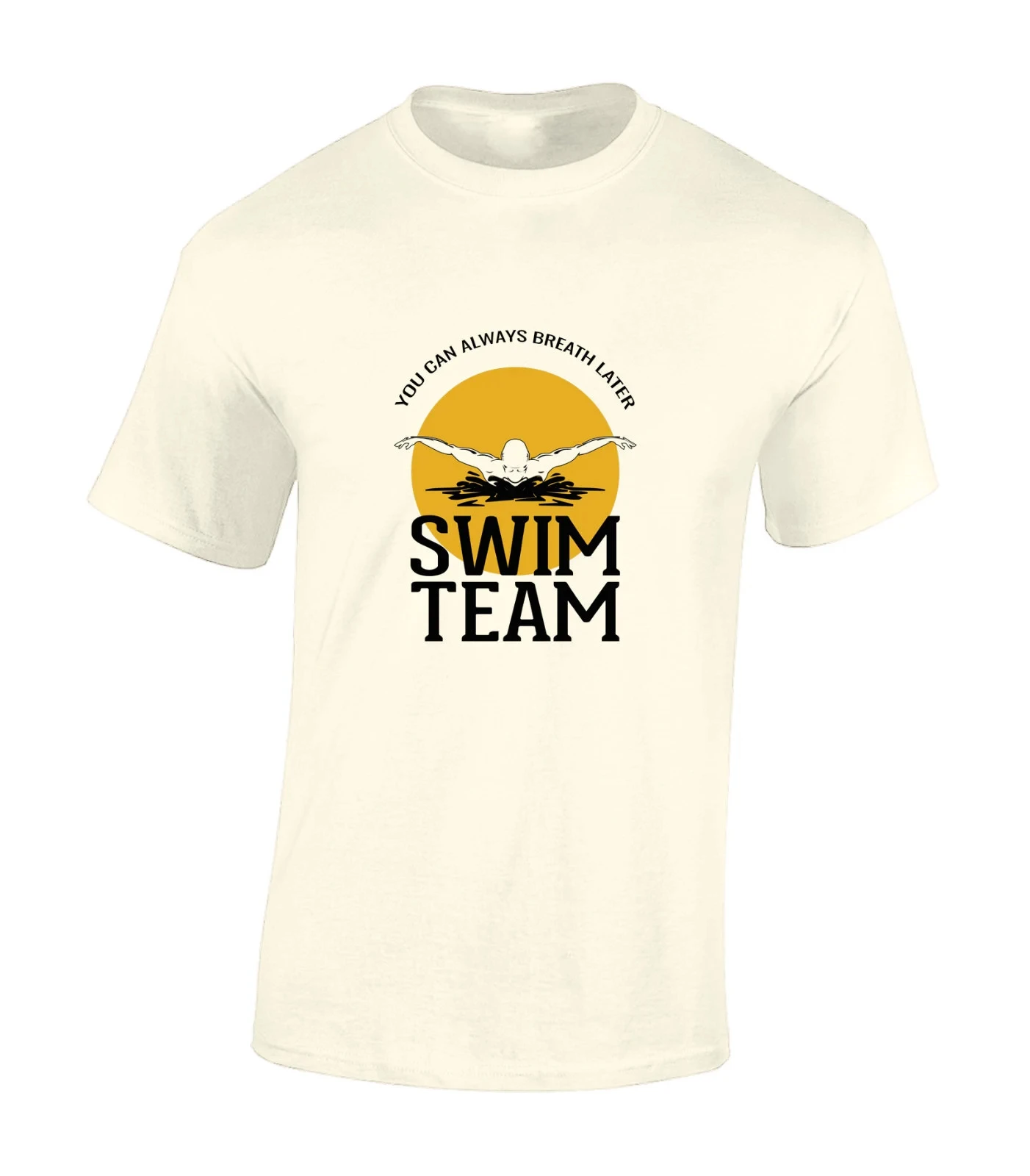 Men's Swimwear T-shirt, Suitable for Both Men and Women. Fun Pool Water Sports Fashion Design. Swimming Attire for Users.