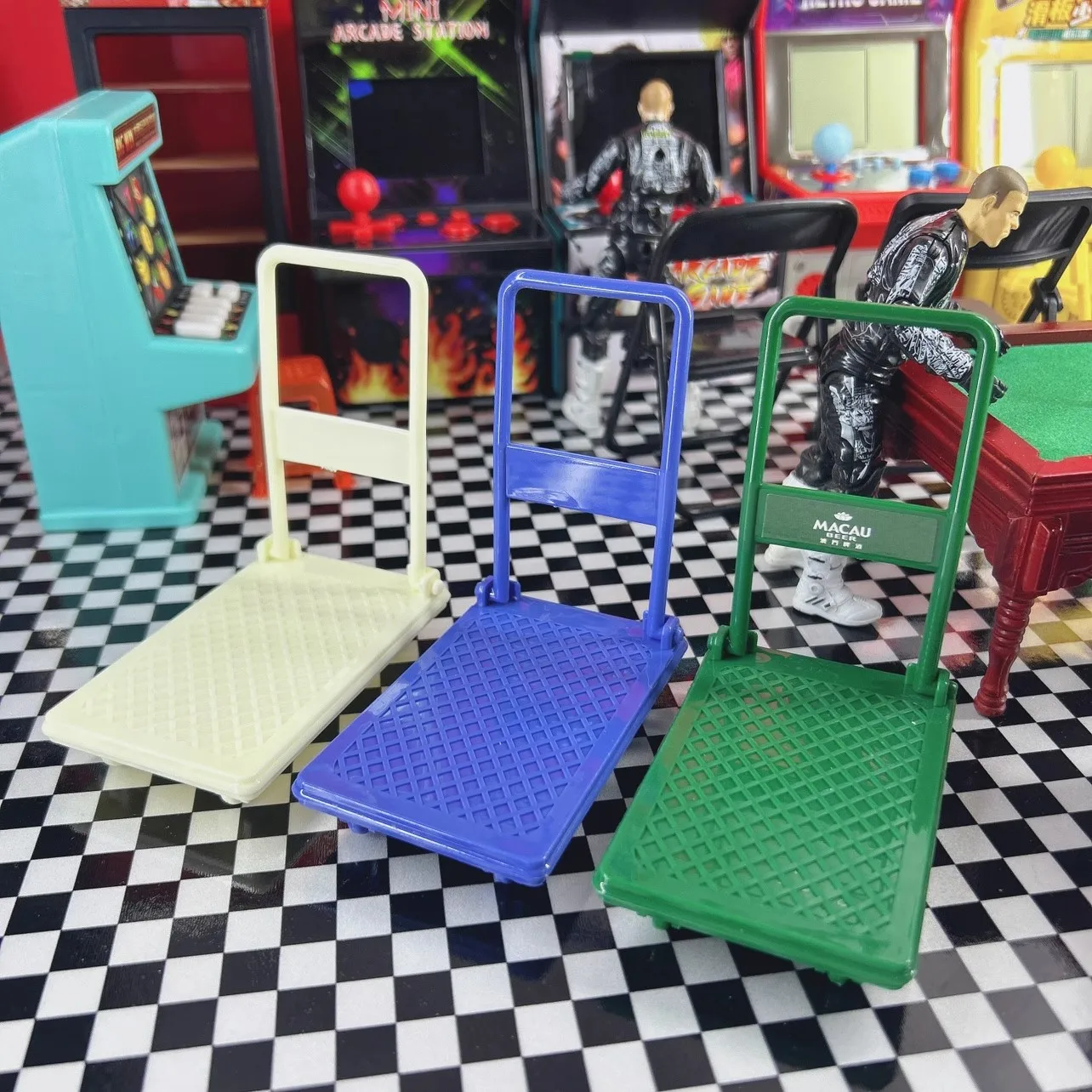 

1/12 Soldier Dollhouse Mini Scene Ornaments Simulation Cart Flatbed Truck Model Toy For 6'' Action Figure Body In Stock