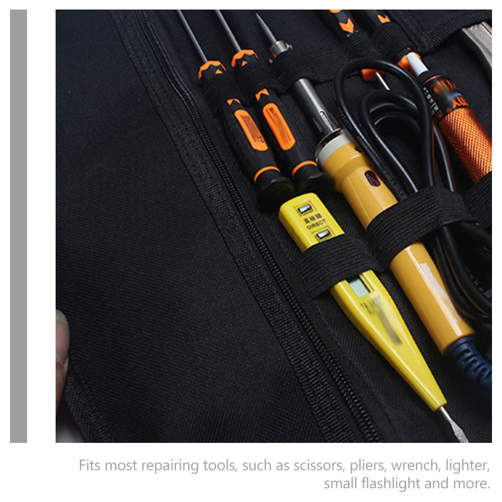 

Motorcycle Tool Bag Roll Up Organizer Portable Tool Storage Pouch Durable Waterproof Compact Versatile Roll Up Storage Bag