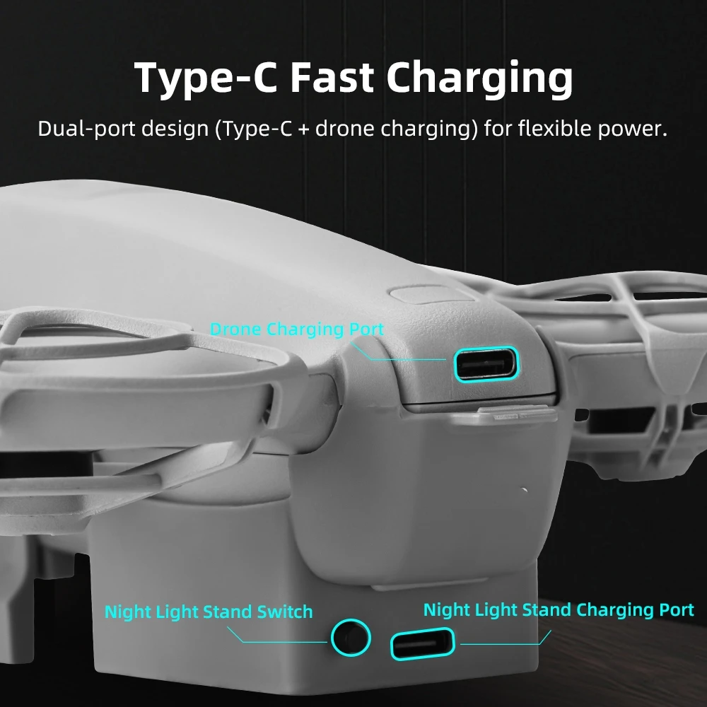 

Night Lights Landing Gear for DJI NEO Increase Height Illuminated Kickstand Height Protector Drone Accessory