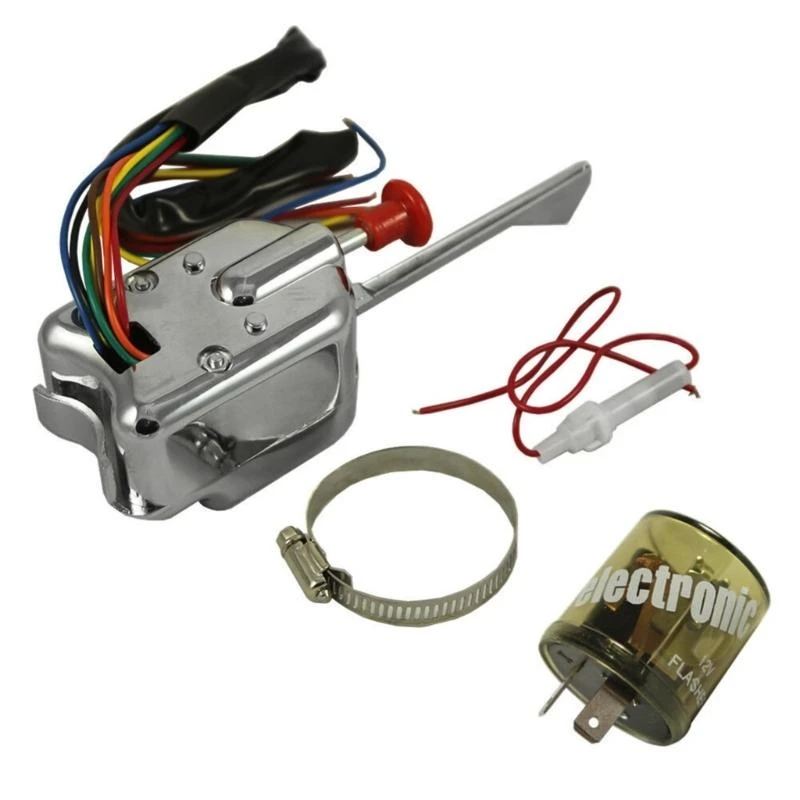 H7BD For P021-TS-HL101 12V Street Hot Rod with Flasher Universal Turn Switch