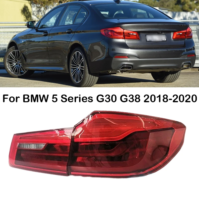 

For BMW 5 Series G30 G38 2018 2019 2020 Car Rear Taillight Assembly Reverse Stop Brake Light Tail Lamp 63217376463 63217376474