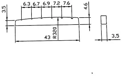 1 pieza de tuerca de aleación de titanio para guitarra eléctrica ST TL Les Paul LP SG, hecha en Japón, 43MM