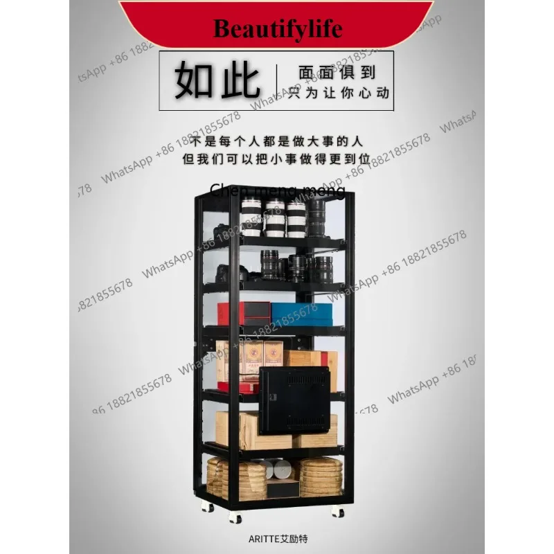 E132 Transparent moisture-proof cabinet, tea seal display cabinet, photographic equipment, large drying moisture-proof box