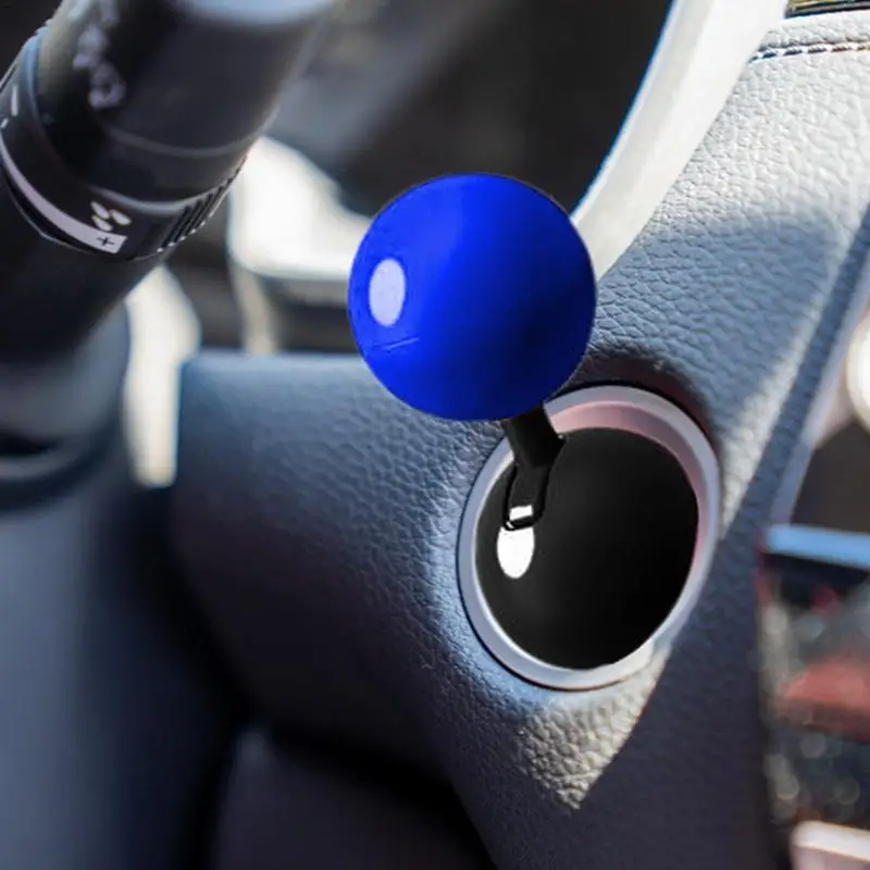 

New Plastic Car Push To Start Button Rocker Car One Button Start Lever Car Engine Start Stop Button Joystick Ball-bar Auto Decor