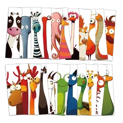 30PCS Animal Funny Bookmarks Reading Book Pages Marking Student Creative Gifts Decoration Page Marking Cards