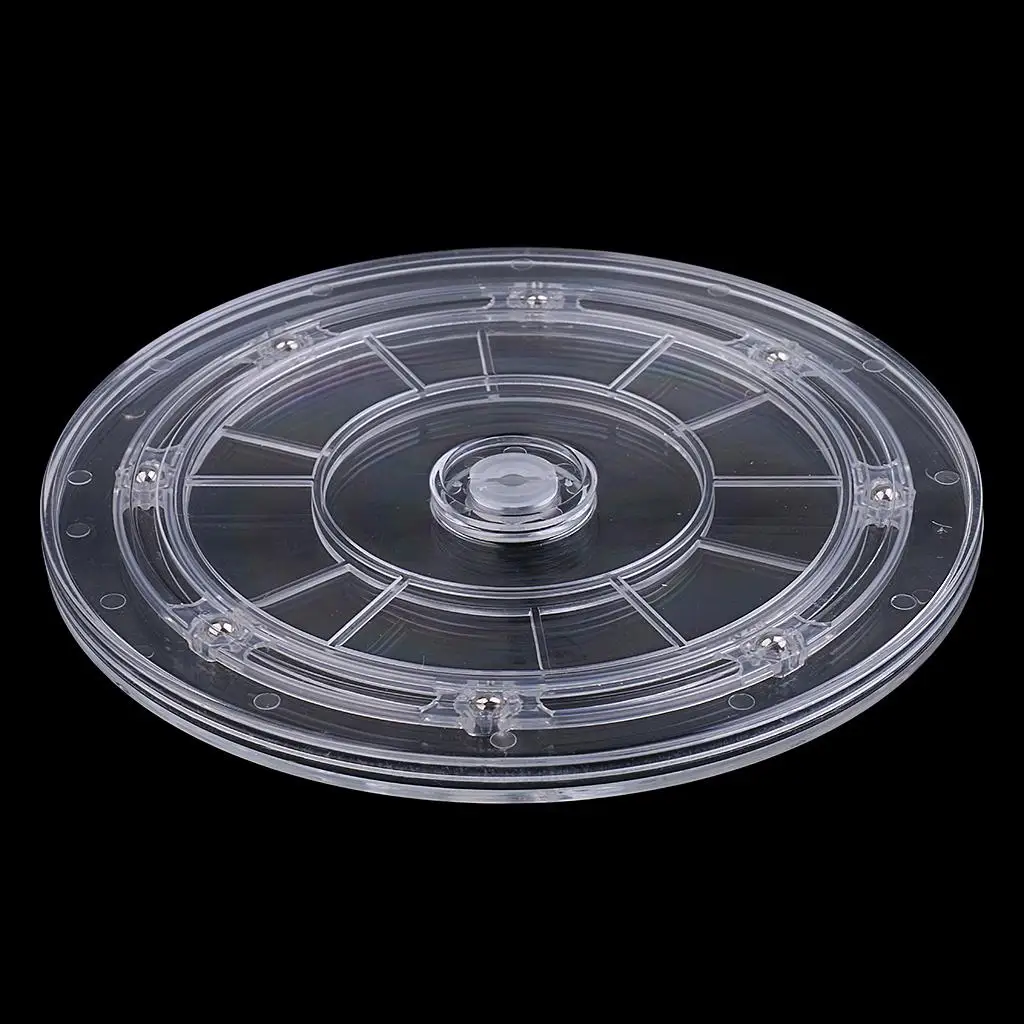 Plastic Rotating Disc Manually Rotary Turntable for Shopping Window Office