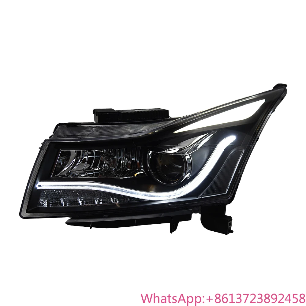 

For High Quality Chevrolet Cruze 2009-2014 Auto LED Headlights New Front Car Lamps Assembly 6500k Projector Lens Tool Accessorie