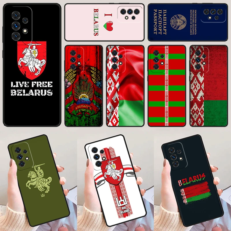 BELARUS FLAG Map Belarus Free For Samsung A52 A72 A73 A20e A21S A50 A70 A11 A12 A42 A31 A40 A51 A71 A32 A80 A91 Phone Case