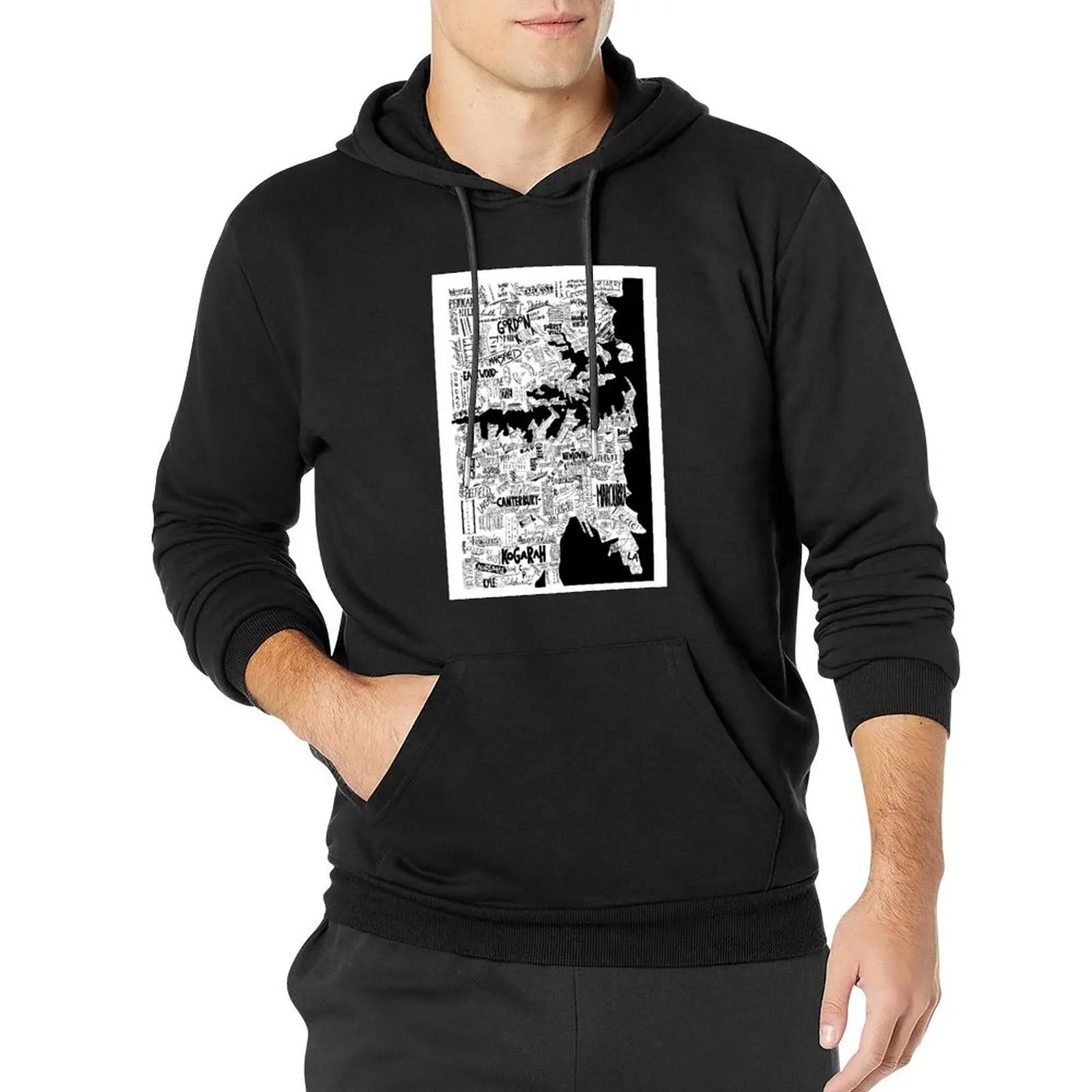 

Sydney Suburbs Pullover Hoodie male clothes autumn jacket men hooded shirt autumn man hoodie