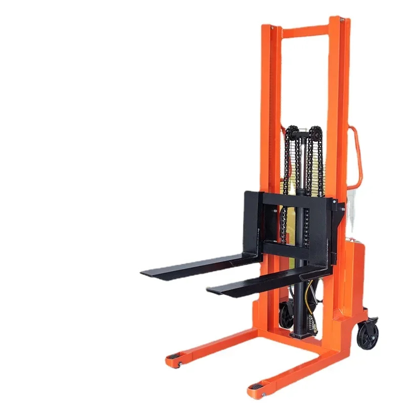 YY Manual Hydraulic Stacker Electric Lifting Forklift Hand Push