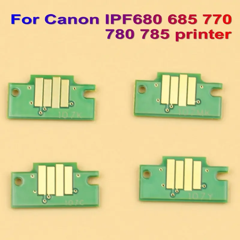 IPF 680 770 780 Ink Cartridge Chip for Canon PFI-107 Chip for Canon IPF 680 685 770 780 785 Auto Reset Cartridge Chip 6 pcs/set