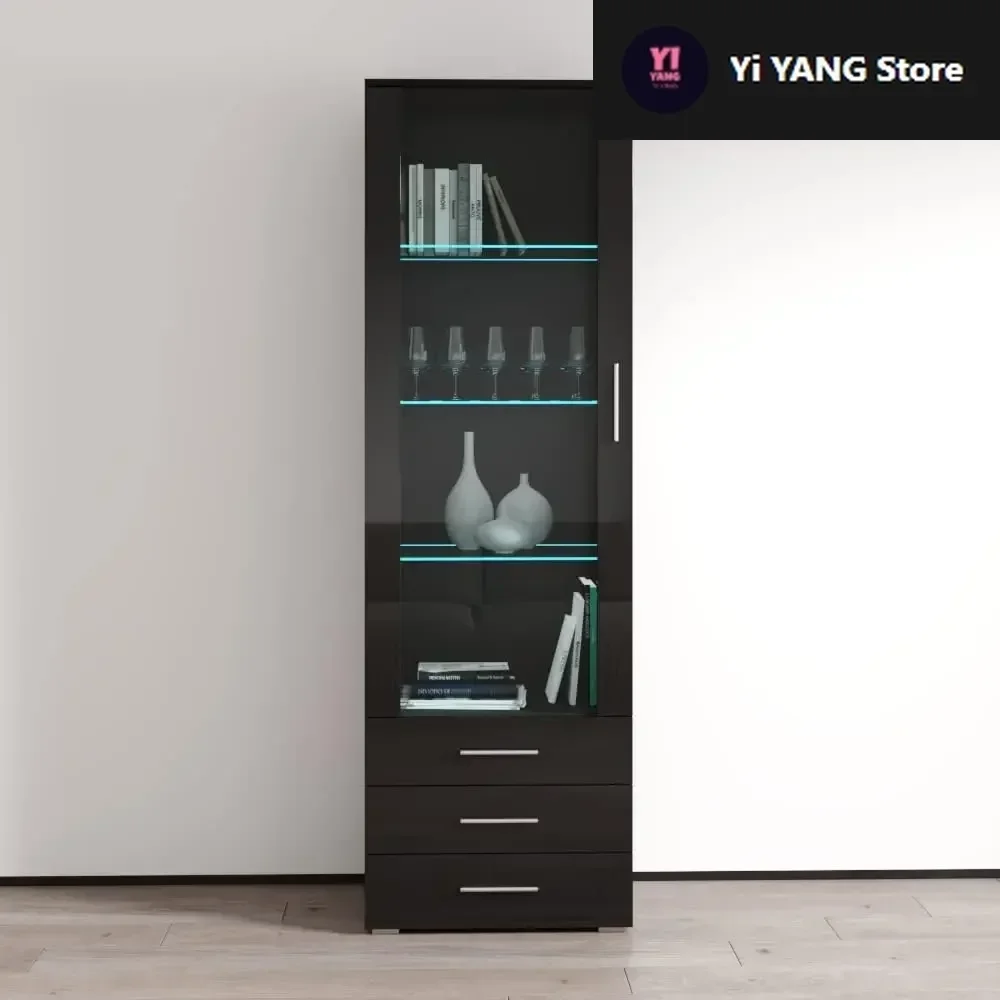 

1 Door Modern 24" Wide Bookcase
