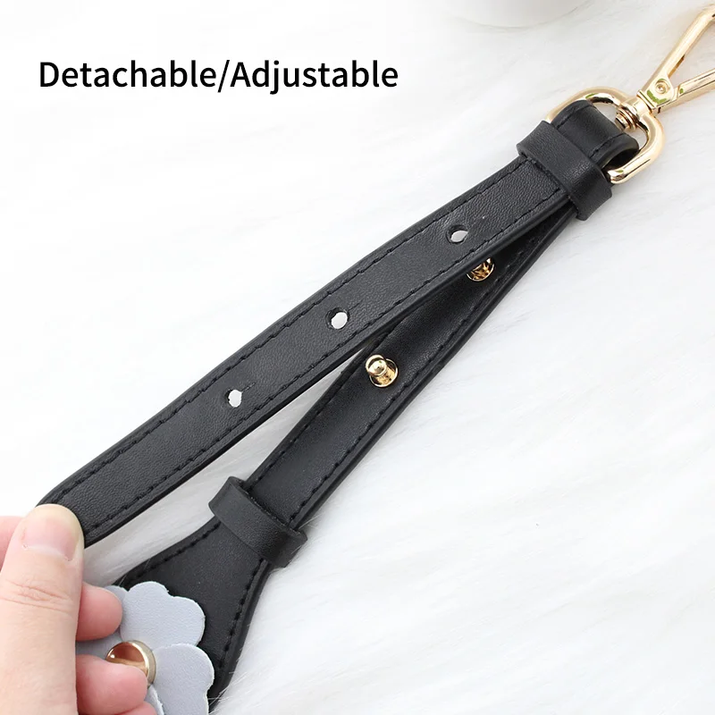 TINBERON sac bandoulière en cuir de vache sacs à main sangle fleur sac accessoires réglable sac sangle Messenger sac bandoulière