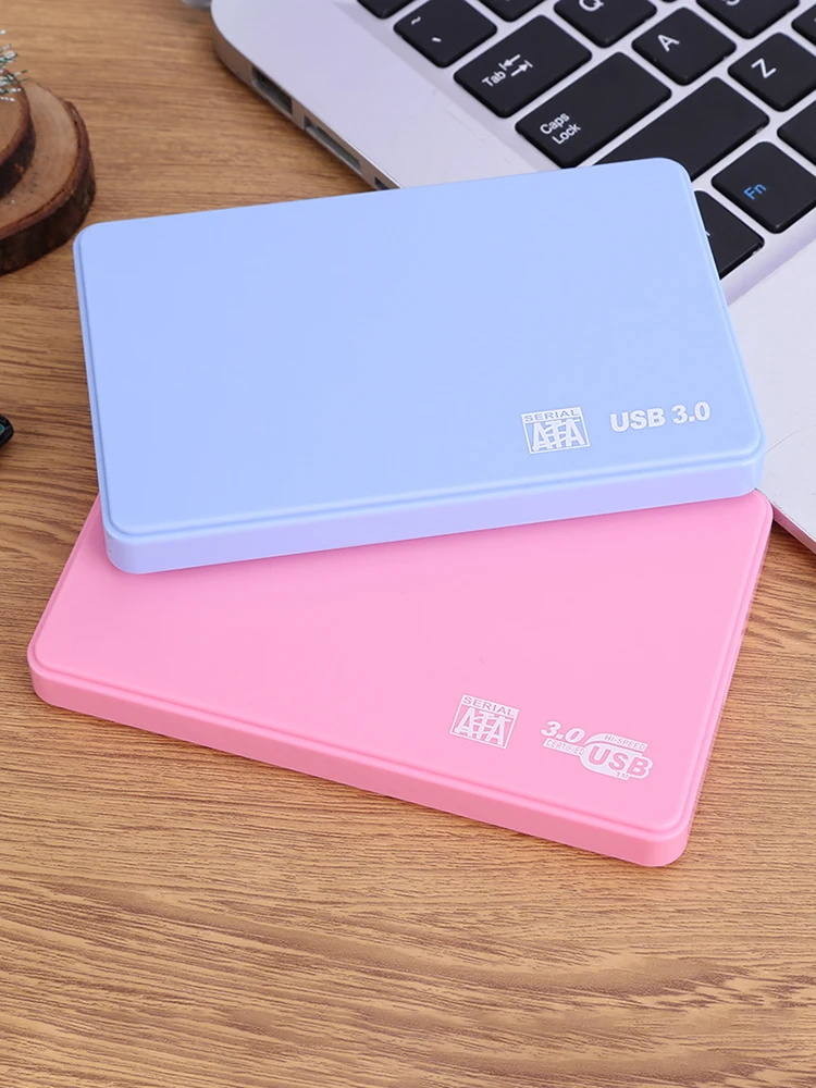 SATA to USB3.0 휴대용 HDD 외장 케이스 고속 2.5인치 모바일 하드 드라이브 케이스 (USB 케이블 포함, SSD 외장 스토리지용, 공구 불필요)