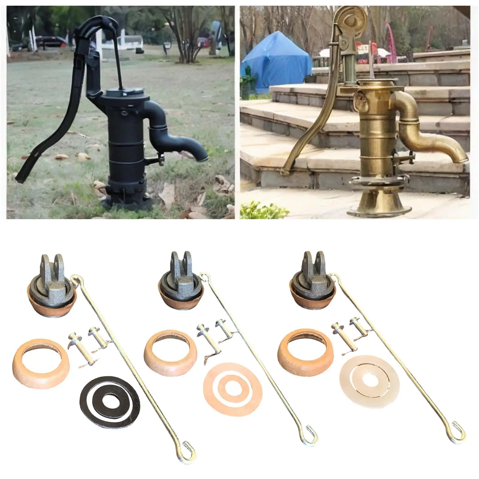 Replacement Piston Kit for Type 75 Hand Pump, Pins And Washers, Replacement And