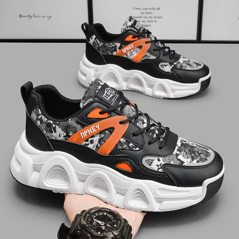 

Thick-Soled Height-increasing Running Shoes for Men, Versatile Sports Shoes, Casual Youth Shoes