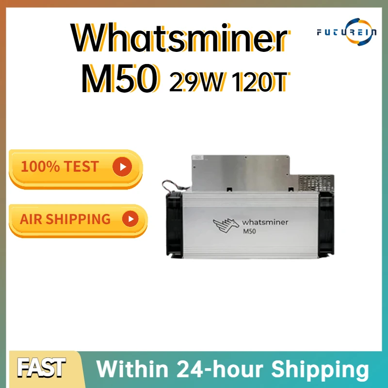 New Whatsminer M50 120TH/s from MicroBT SHA-256 Algorithm 112T 118T Asic Miner BTC Bitcoin Miner