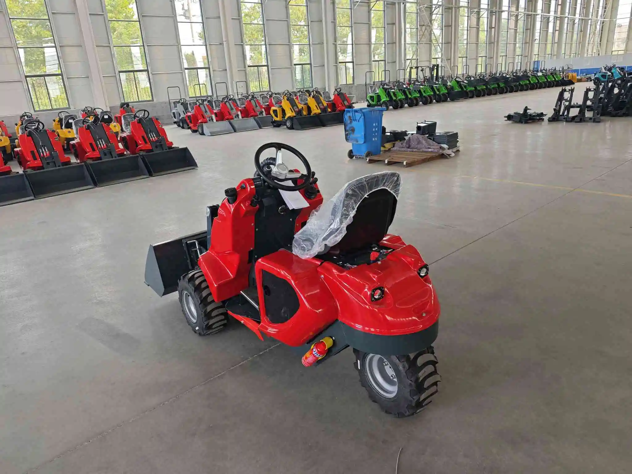 Low Fuel Consumption Mini Wheel Loader, EPA & Euro5 Approved, Durable Compact Loader for Farm Work & Landscape Building