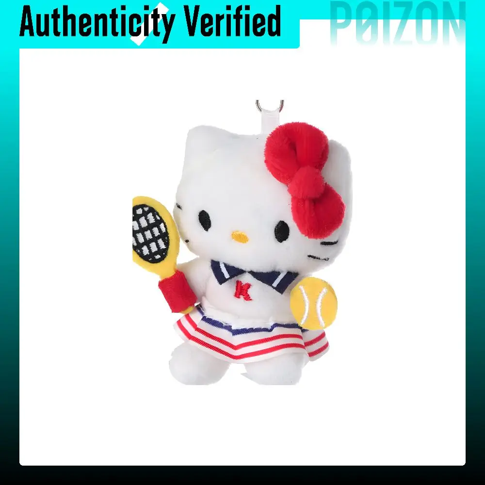 Hello Kitty Tennis Dolls Plush Charm 13cm Height 13cm In Length Hello Kitty-2407--