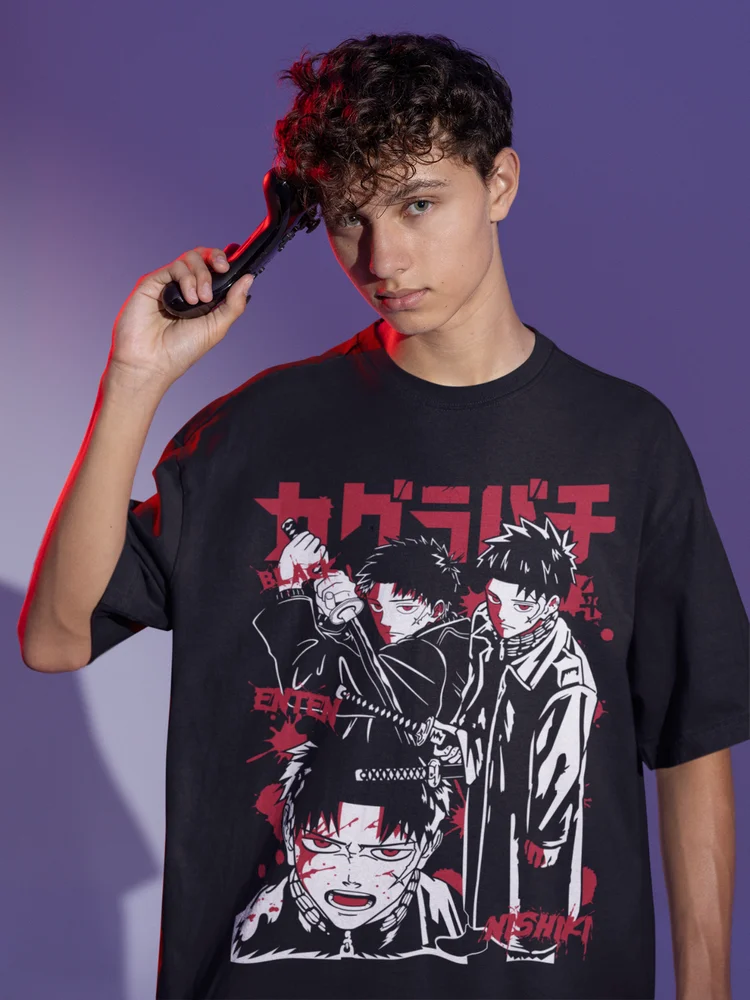 Jujutsu Kaisen T-Shirt kagurabachi Gojo Satoru Girl Horror Anime Gift Shirt view 3