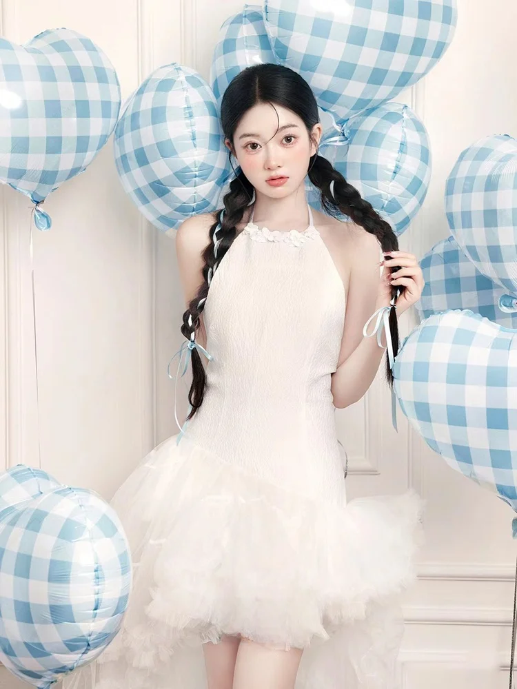 

Новое платье в стиле принцессы 2026 года: милый образ для фотосессий в студии, корейская серия, сказочный костюм, женская мода