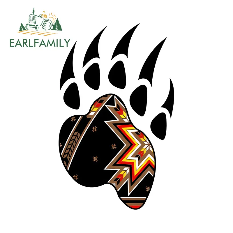 EARLFAMILY Bear Spirit Creative Car Stickers Personality Motorcycle Helmet Skateboard Waterproof Vinyl Decal ATV Custom Printing