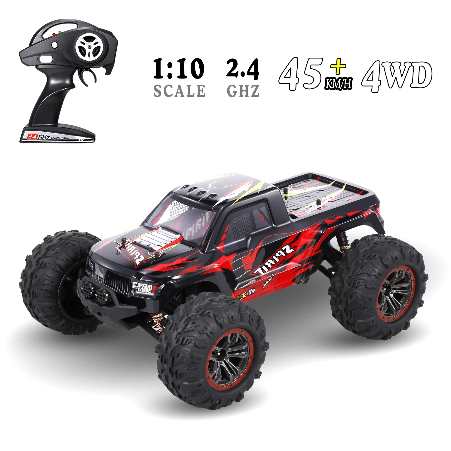 X-03 X-04 1/10 Scale 2.4Ghz 4WD High Speed RC Off-Road Rock Race Truck Electric RC Remote Control Car