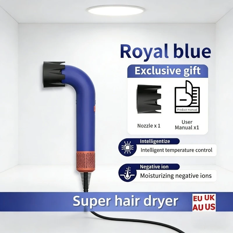 

Super hair dryer Hair Salon Electric Wind Blowing Leafless Quick Dryer Negative Ion High Speed Hair Dryer Hair Styling Machine