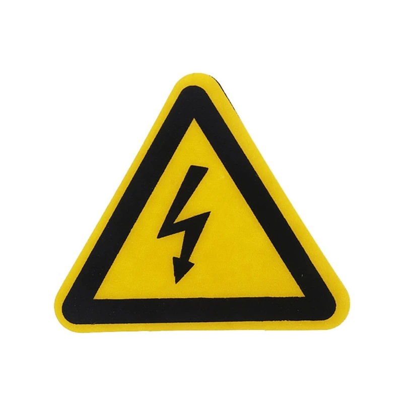 Indoor Outdoor Hazardous Voltage Danger Shock Hazard Electrical Safety Warning Sign Label Sticker Decal Adhesive 3 Sizes