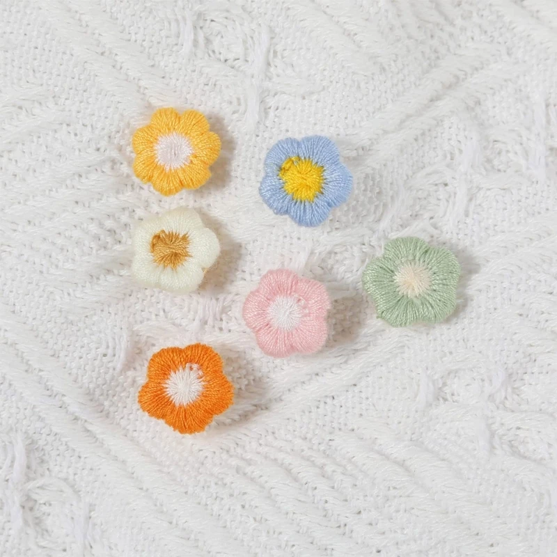 Flower Thumbtack Flowers Decorative Push Pins for Photos Wall Cork Board