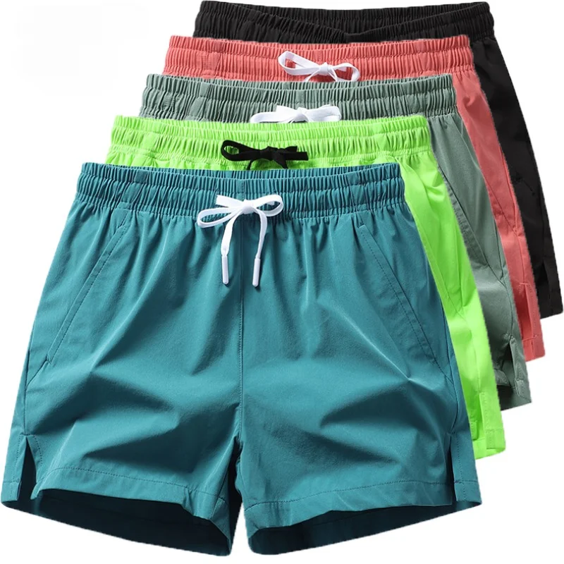 

Men's Summer Gym Shorts, Basic Lightweight Sports Sweatpants, Running Jogging Beach Swimwear Shorts with Pockets