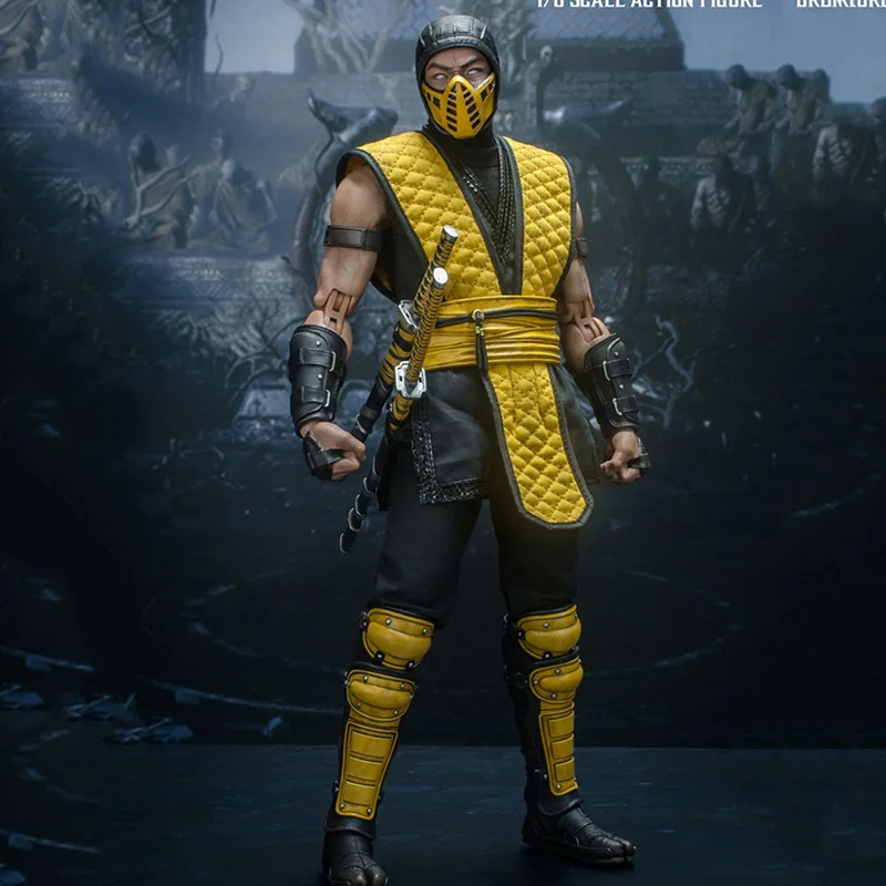 

In Stock Storm Toys DCMK09 1/6 Scale Collectible Scorpion Mortal Kombat Full Set Action Figure Model for Fans Holiday Gifts