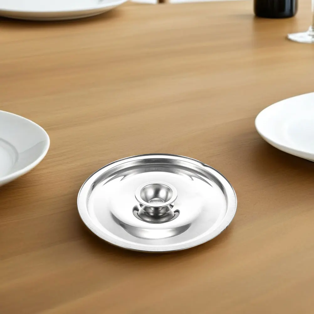 

6pcs Stainless Steel Pot Lids Cylinder Covers Cooking Kitchen Universal Pan Cover High Temperature Non Deformable Easy Clean