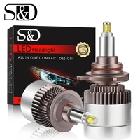 25000LM H7 led Canbus H1 H8 H11 9005 HB3 9006 HB4 9012(HIR2) D1S D2S D3S D4S bombilla LED para faros de coche 6000K 12V lámpara automática