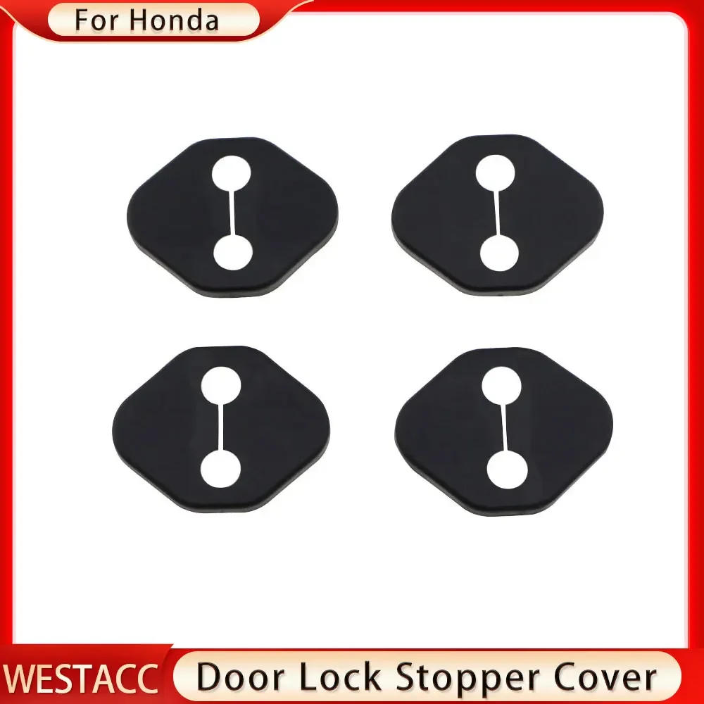 4Pcs ABS Car Door Lock Covers Doors Stopper Cover for Honda Jade CRV Civic HR-V Vezel HRV Jazz Accord City Odyssey Crosstour