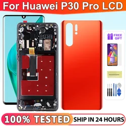 P30 Pro Display Screen with Fingerprints, for Huawei P30 Pro VOG-L29 VOG-L09 Lcd Display Touch Screen Digitizer Replacement