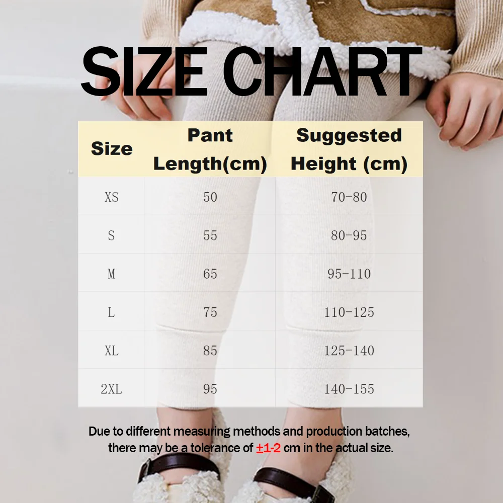 بلون جوارب للأطفال الجوارب الدافئة صوف مبطن جوارب طويلة الشتاء فتاة أسفل طماق جوارب طويلة مرنة جوارب السيقان #2