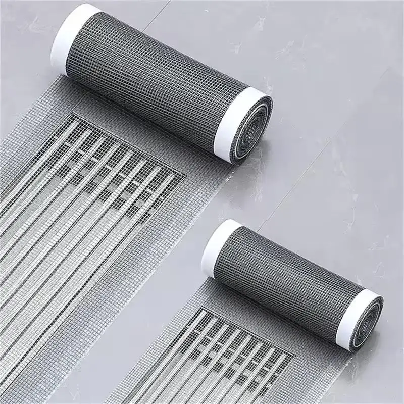 

Self-Adhesive Cuttable Hair Catcher Mesh Floor Stickers Shower Drain Disposable Hair Filter for Bathroom And Kitchen Sink