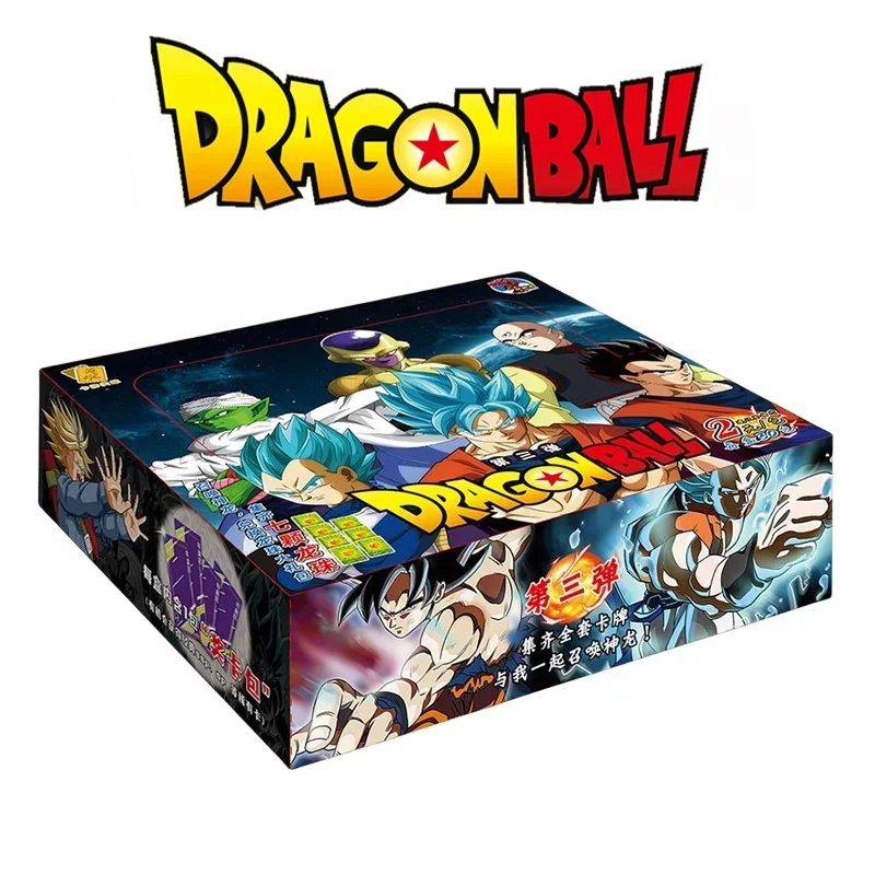 Anime Dragon Ball Cards Shiny Son Goku Saiyan Vegeta Anime Trading Battle Booster Box Game Children Collection Card Gift Toy