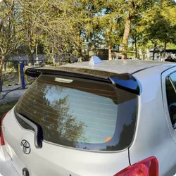 Spoiler belakang mobil bahan ABS, Spoiler belakang mobil warna Primer For Toyota Yaris Spoiler 2008 2009 2010 2011