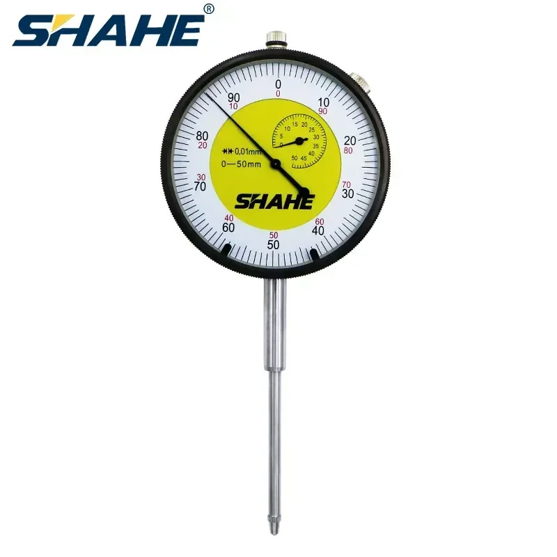 

SHAHE 0.01mm 0-50mm High Quality Accuracy Dial Indicator Precision Indicator Measurement Gauge Dial Indicator Measuring Tools