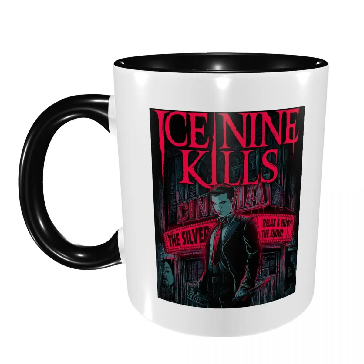 Ice Nine Kills The Silver Scream By Grave Mug Funny Ceramic Coffee Cups Tea Mugs Milk Cup Drinkware Gift for Friends