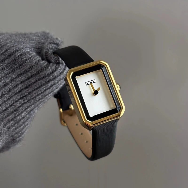 I2025 waterproof quartz watch birthday gift light luxury classic trend women's watch elegant simple retro
